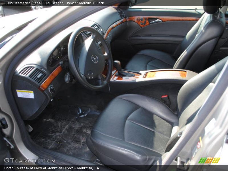  2005 E 320 Wagon Black Interior