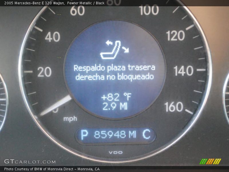 Pewter Metallic / Black 2005 Mercedes-Benz E 320 Wagon