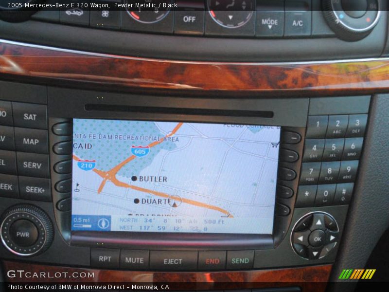 Navigation of 2005 E 320 Wagon