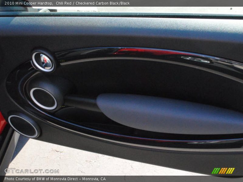 Chili Red / Checkered Carbon Black/Black 2010 Mini Cooper Hardtop
