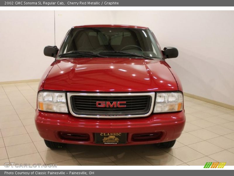 Cherry Red Metallic / Graphite 2002 GMC Sonoma SL Regular Cab