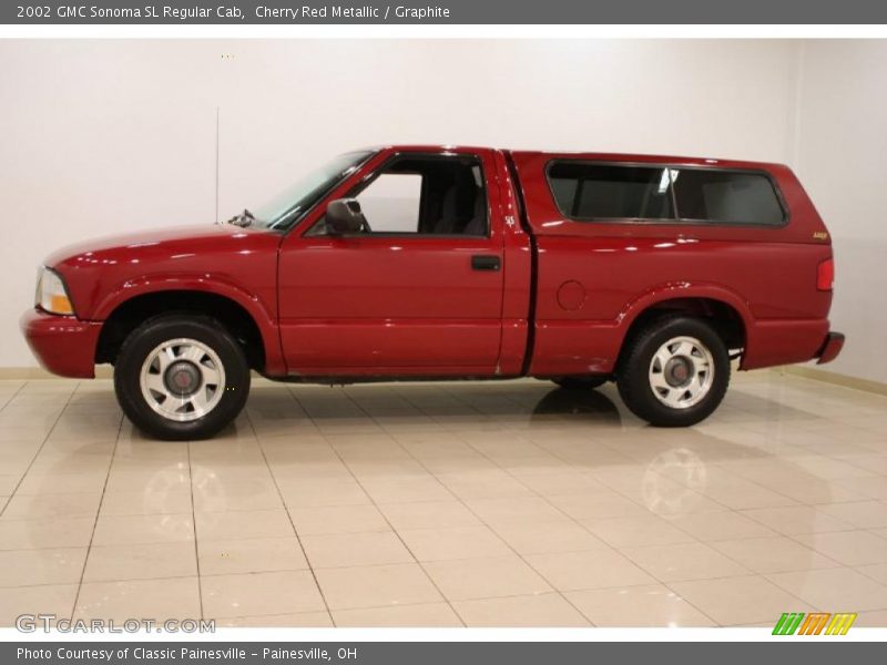  2002 Sonoma SL Regular Cab Cherry Red Metallic