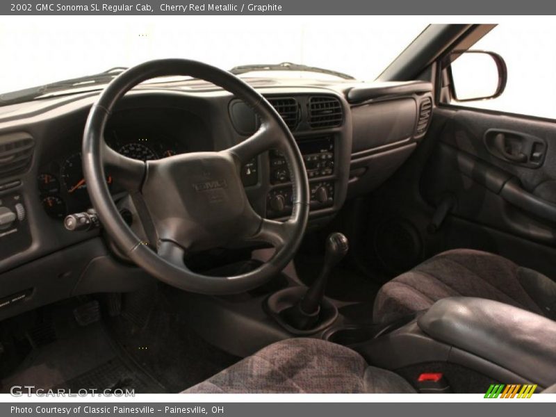 Cherry Red Metallic / Graphite 2002 GMC Sonoma SL Regular Cab