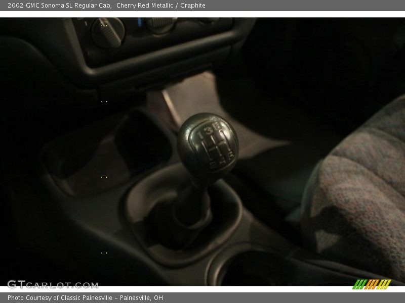  2002 Sonoma SL Regular Cab 5 Speed Manual Shifter