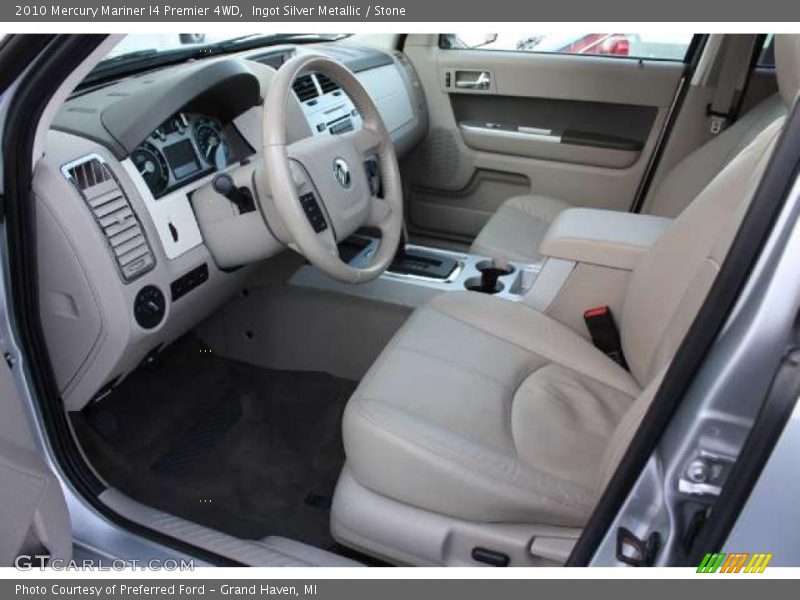 2010 Mariner I4 Premier 4WD Stone Interior