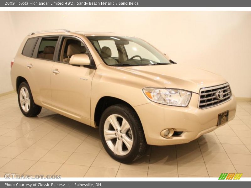 Sandy Beach Metallic / Sand Beige 2009 Toyota Highlander Limited 4WD
