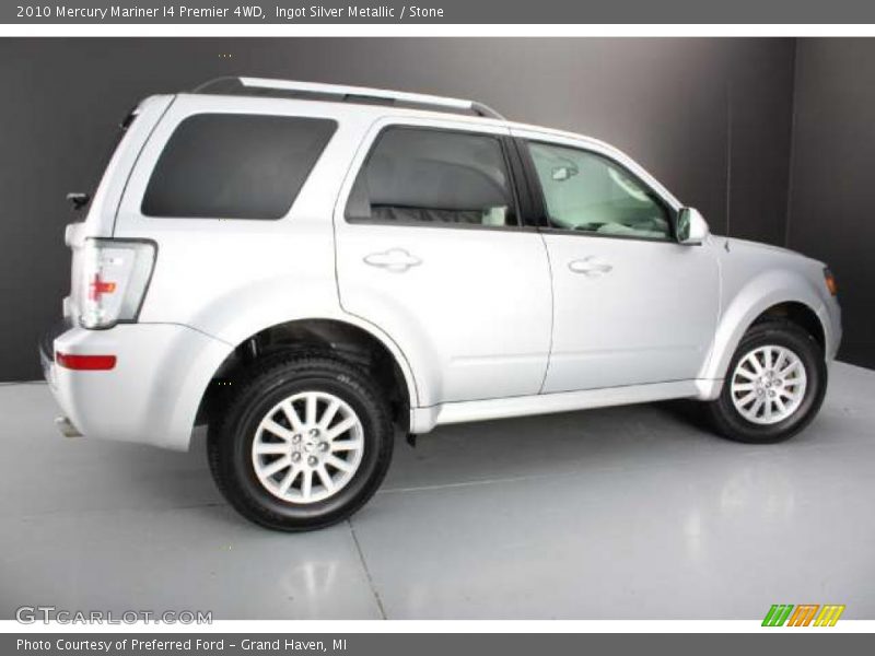 Ingot Silver Metallic / Stone 2010 Mercury Mariner I4 Premier 4WD