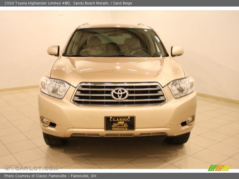 Sandy Beach Metallic / Sand Beige 2009 Toyota Highlander Limited 4WD