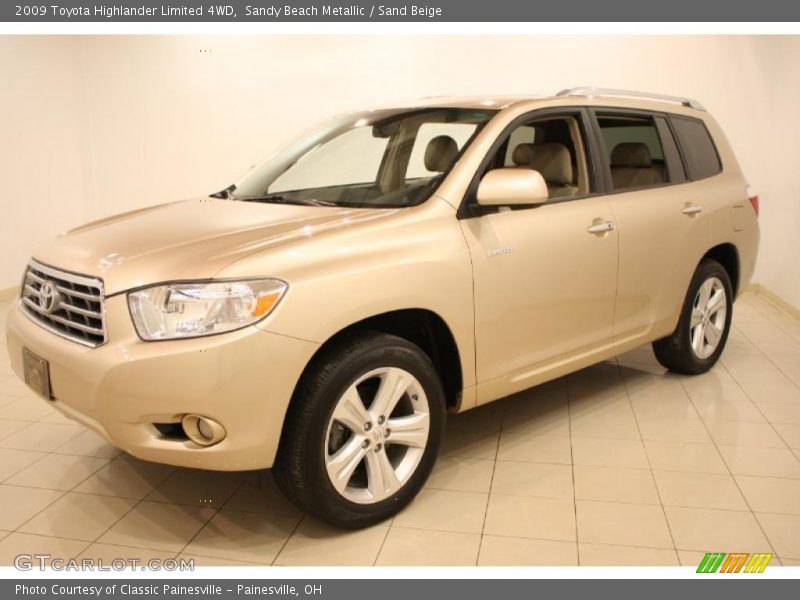 Sandy Beach Metallic / Sand Beige 2009 Toyota Highlander Limited 4WD