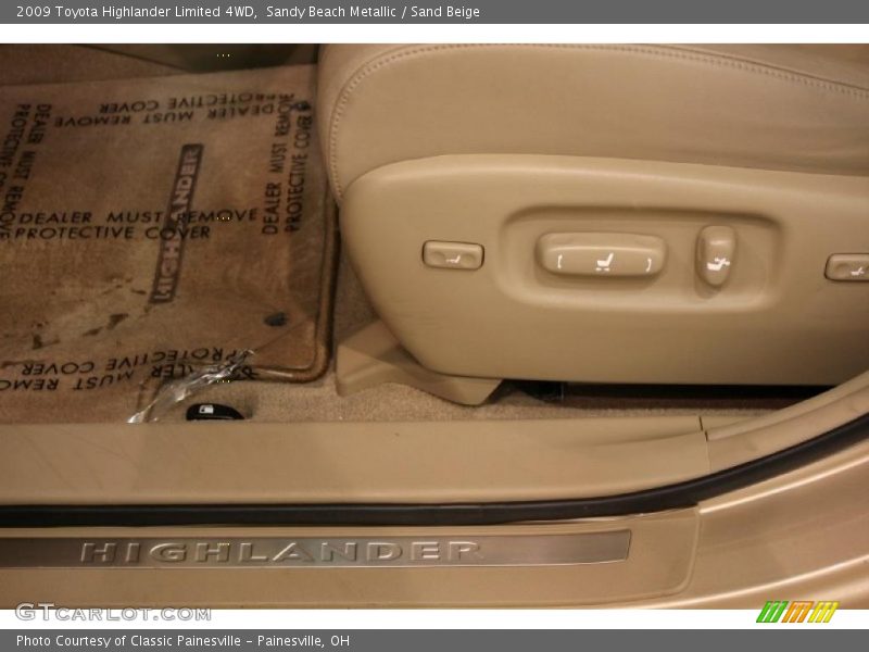 Sandy Beach Metallic / Sand Beige 2009 Toyota Highlander Limited 4WD