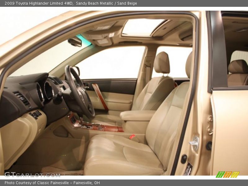 Sandy Beach Metallic / Sand Beige 2009 Toyota Highlander Limited 4WD
