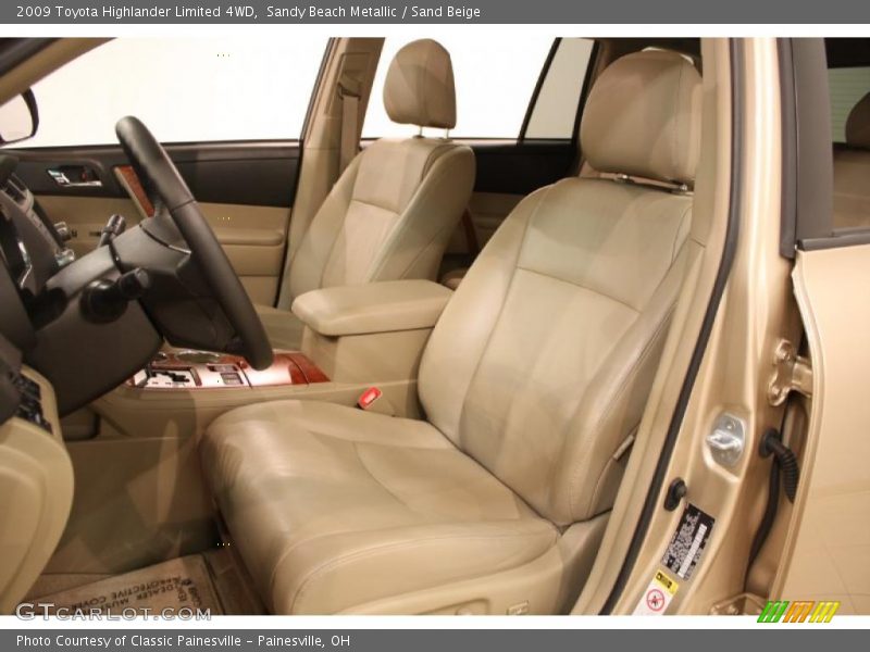 Sandy Beach Metallic / Sand Beige 2009 Toyota Highlander Limited 4WD