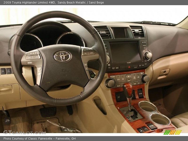  2009 Highlander Limited 4WD Sand Beige Interior