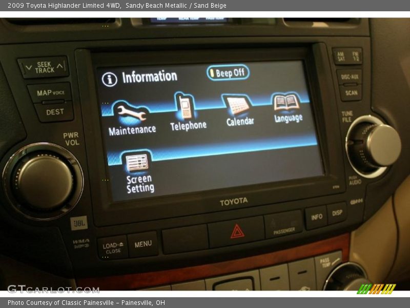 Sandy Beach Metallic / Sand Beige 2009 Toyota Highlander Limited 4WD