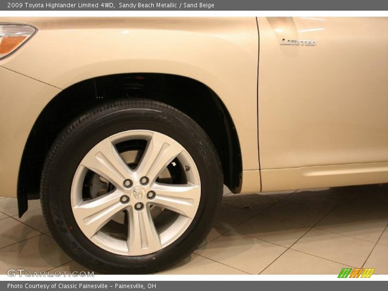Sandy Beach Metallic / Sand Beige 2009 Toyota Highlander Limited 4WD