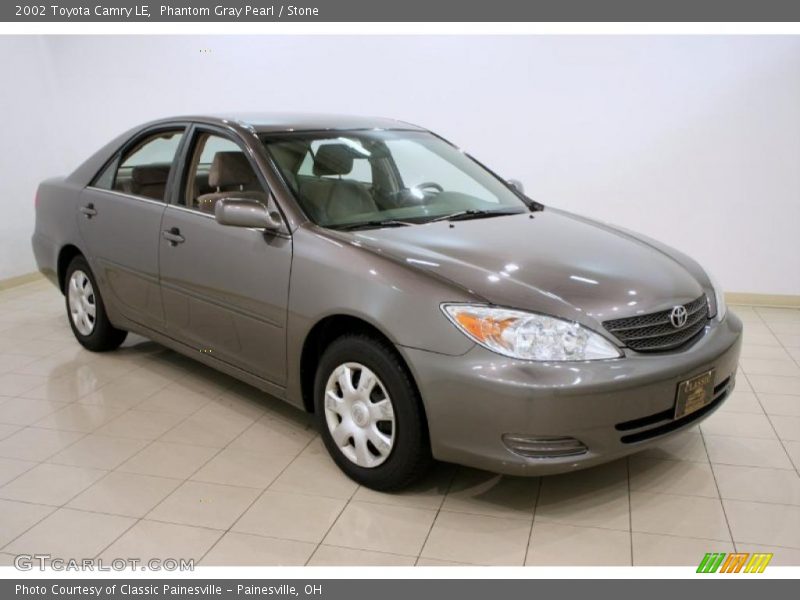 Phantom Gray Pearl / Stone 2002 Toyota Camry LE