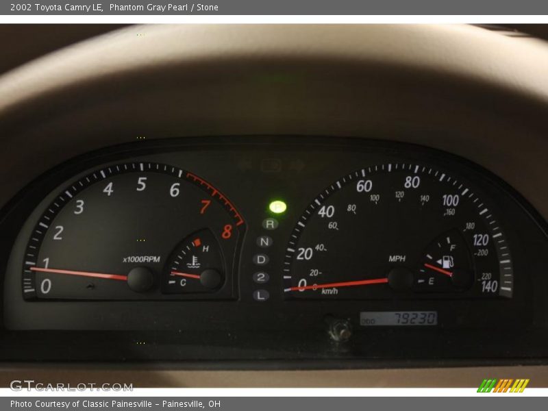 Phantom Gray Pearl / Stone 2002 Toyota Camry LE