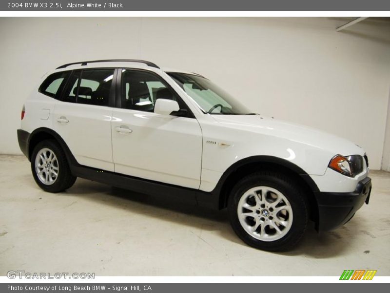 Alpine White / Black 2004 BMW X3 2.5i