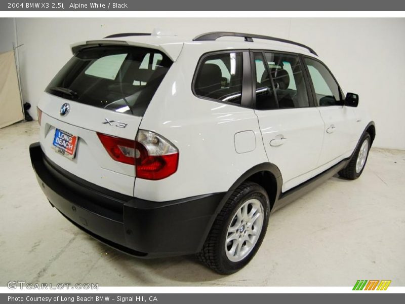 Alpine White / Black 2004 BMW X3 2.5i