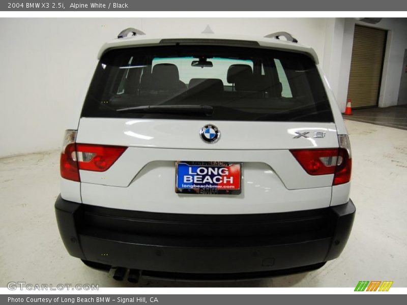 Alpine White / Black 2004 BMW X3 2.5i