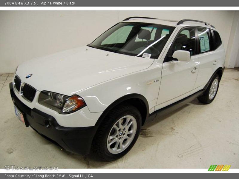 Alpine White / Black 2004 BMW X3 2.5i