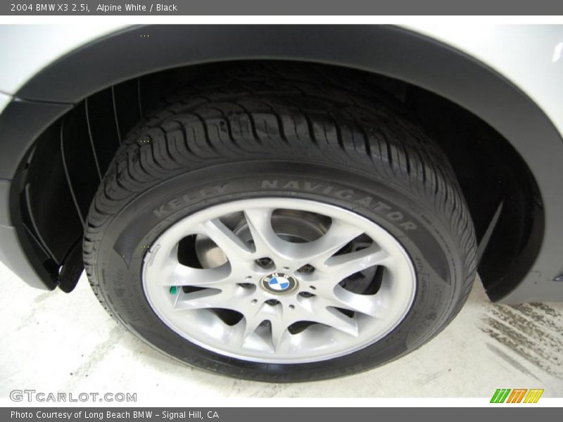 Alpine White / Black 2004 BMW X3 2.5i