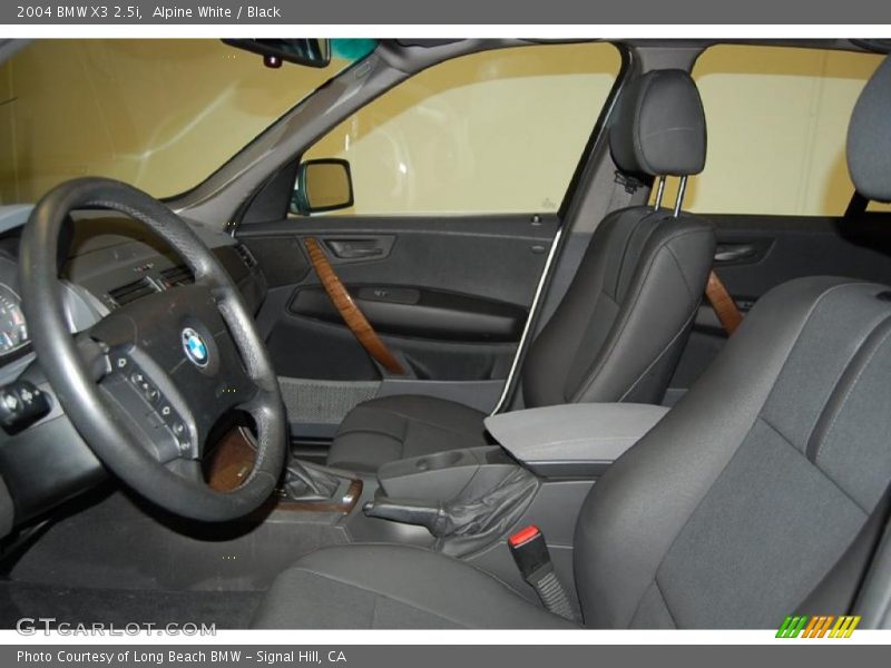 Alpine White / Black 2004 BMW X3 2.5i