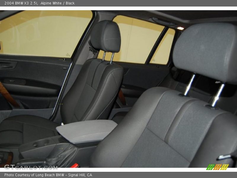 Alpine White / Black 2004 BMW X3 2.5i
