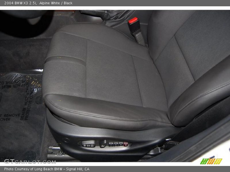 Alpine White / Black 2004 BMW X3 2.5i