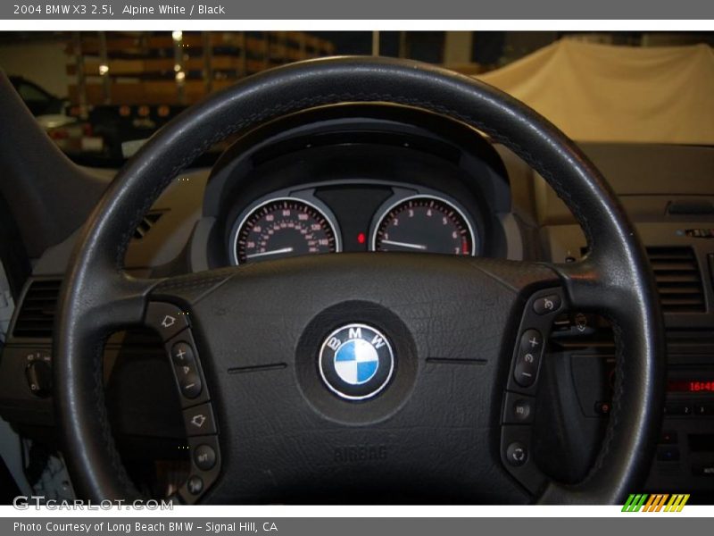 Alpine White / Black 2004 BMW X3 2.5i