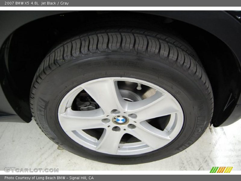 Jet Black / Gray 2007 BMW X5 4.8i
