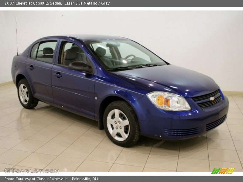 Laser Blue Metallic / Gray 2007 Chevrolet Cobalt LS Sedan