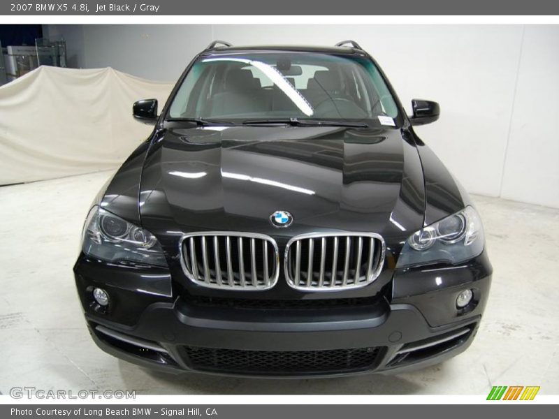 Jet Black / Gray 2007 BMW X5 4.8i