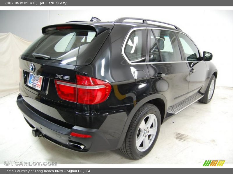 Jet Black / Gray 2007 BMW X5 4.8i