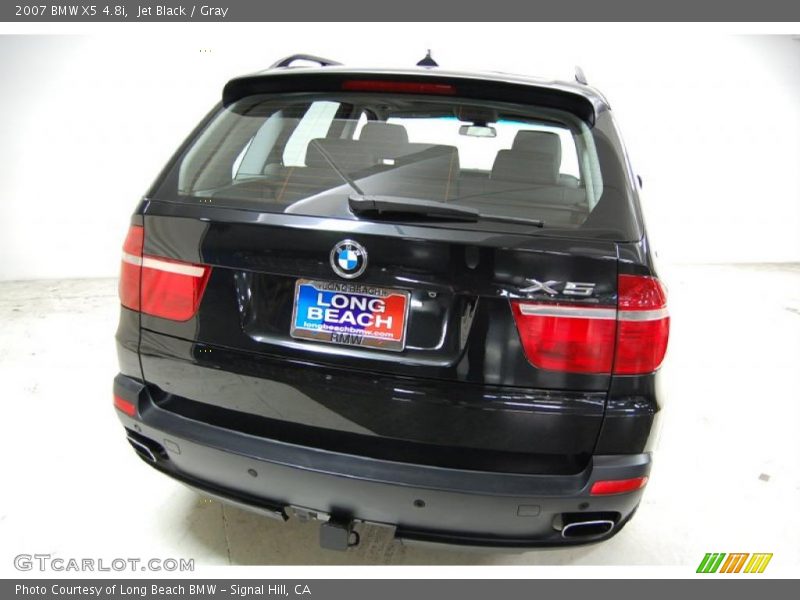 Jet Black / Gray 2007 BMW X5 4.8i