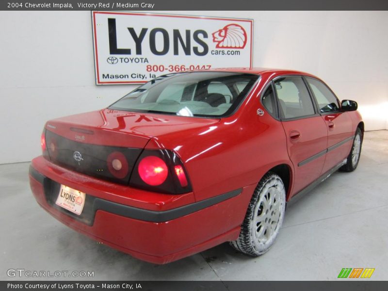 Victory Red / Medium Gray 2004 Chevrolet Impala