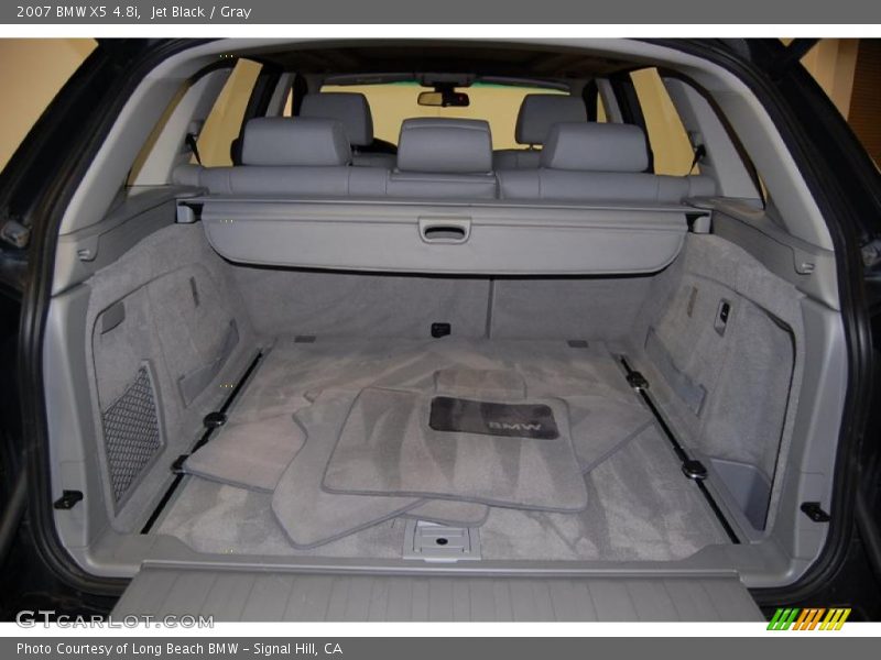 Jet Black / Gray 2007 BMW X5 4.8i