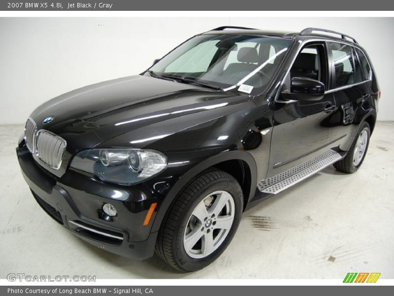 Jet Black / Gray 2007 BMW X5 4.8i