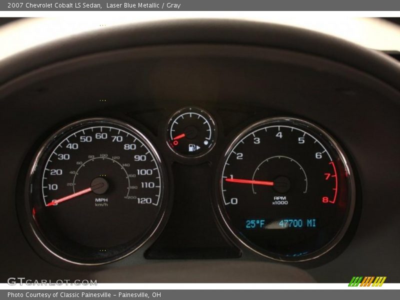 Laser Blue Metallic / Gray 2007 Chevrolet Cobalt LS Sedan