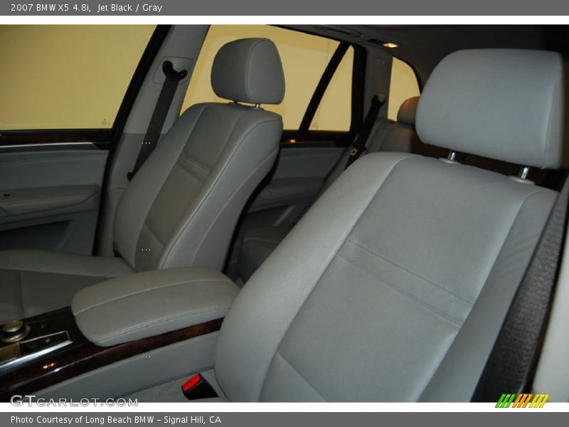 Jet Black / Gray 2007 BMW X5 4.8i