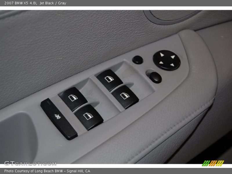 Jet Black / Gray 2007 BMW X5 4.8i