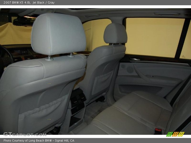 Jet Black / Gray 2007 BMW X5 4.8i