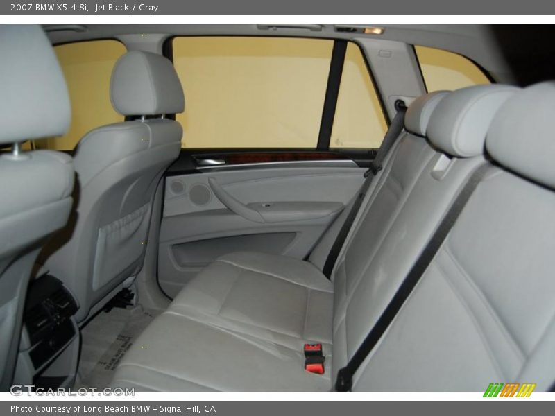 Jet Black / Gray 2007 BMW X5 4.8i