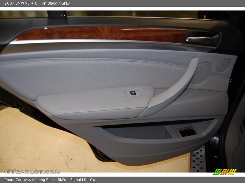 Jet Black / Gray 2007 BMW X5 4.8i