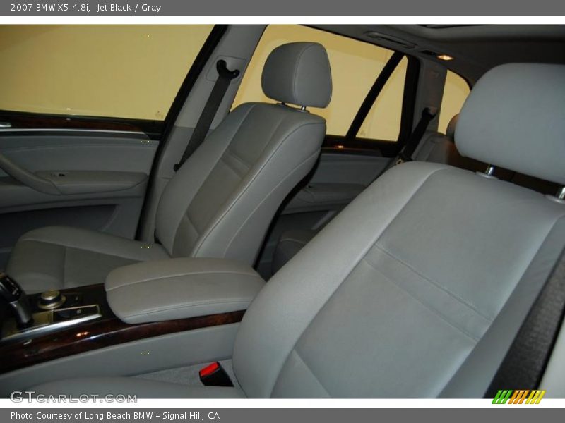 Jet Black / Gray 2007 BMW X5 4.8i