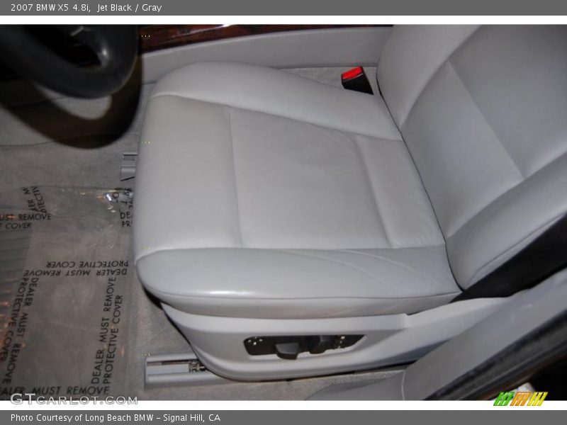 Jet Black / Gray 2007 BMW X5 4.8i