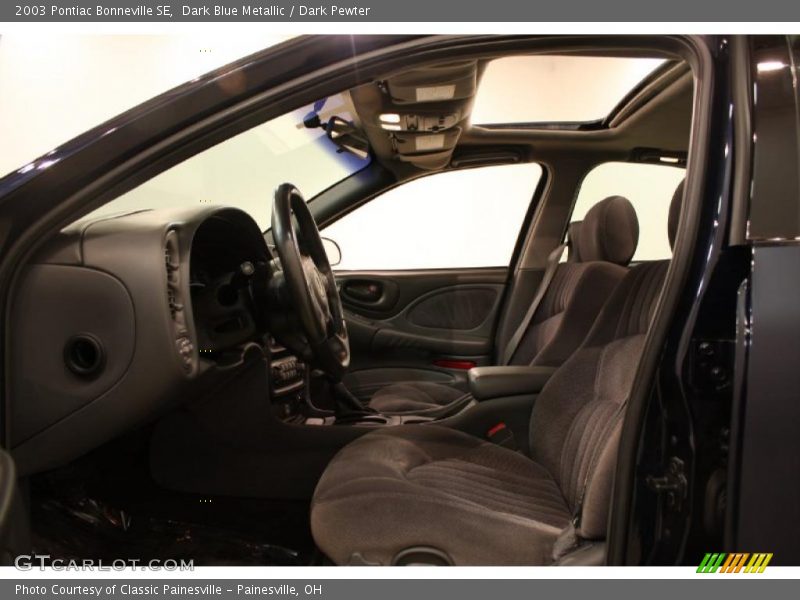 Dark Blue Metallic / Dark Pewter 2003 Pontiac Bonneville SE