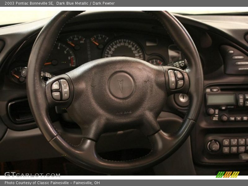 Dark Blue Metallic / Dark Pewter 2003 Pontiac Bonneville SE