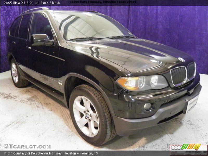 Jet Black / Black 2005 BMW X5 3.0i