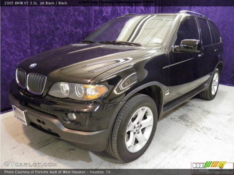 Jet Black / Black 2005 BMW X5 3.0i